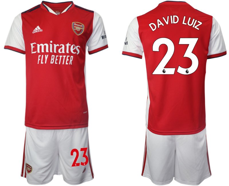 Men 2021-2022 Club Arsenal home red #23 Soccer Jersey